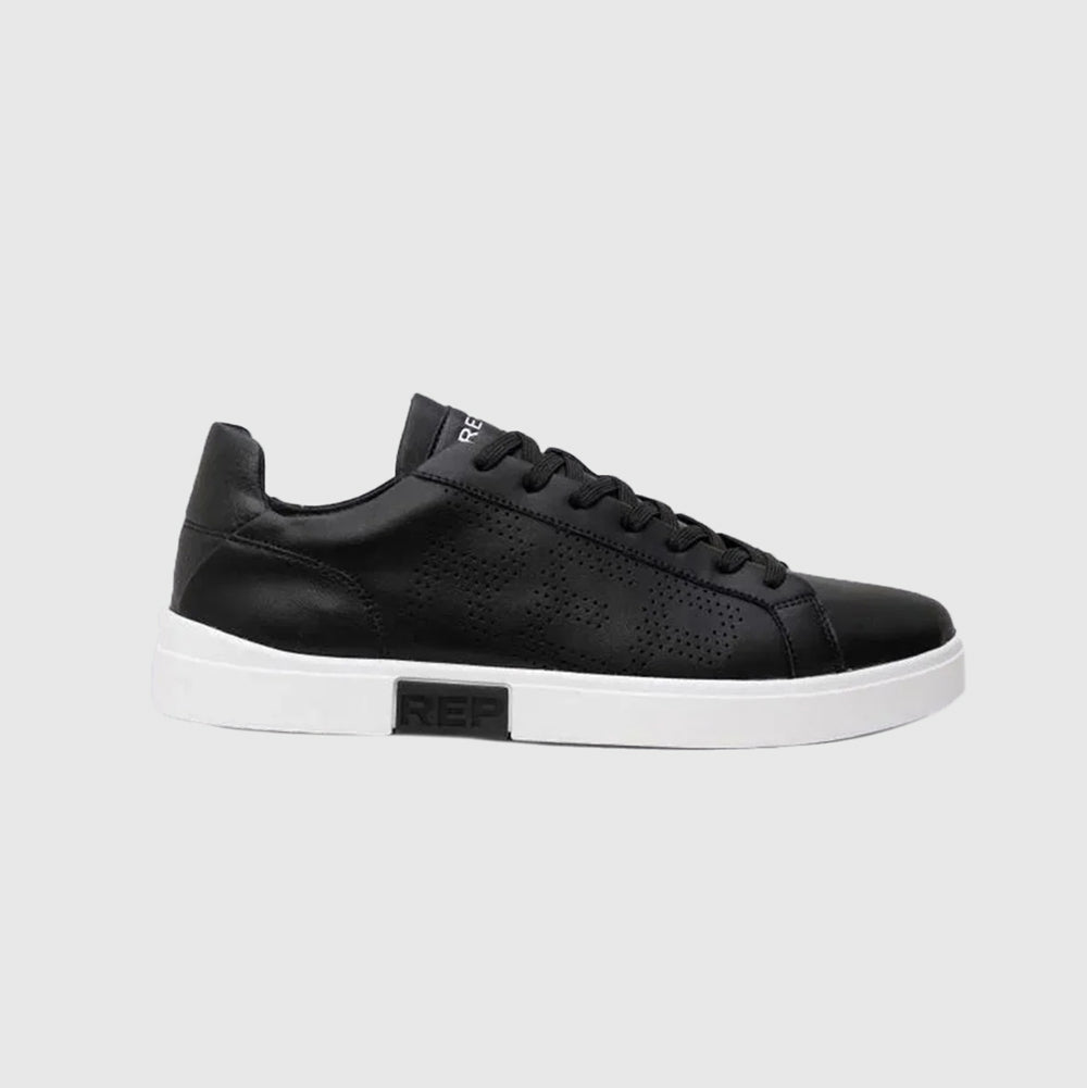 Replay Polys Studio Sneaker - Black/ White |ThirdBaseUrban