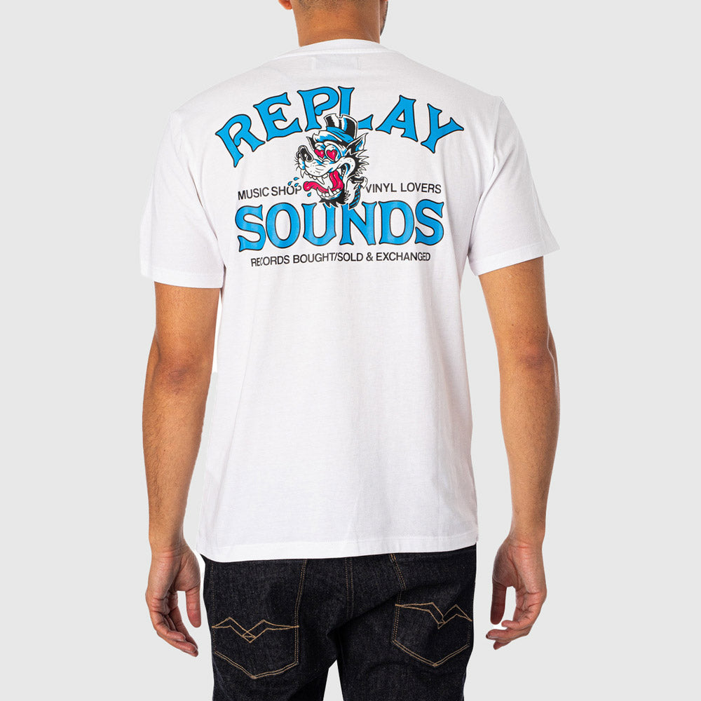 Sounds Graphic T-Shirt - White