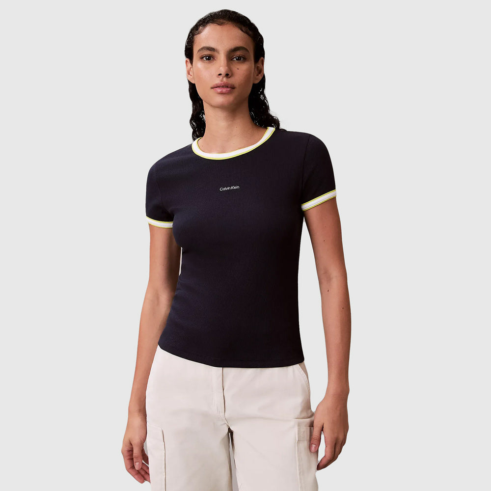 Calvin Klein Color Block Baby T-Shirt - Navy |ThirdBaseUrban