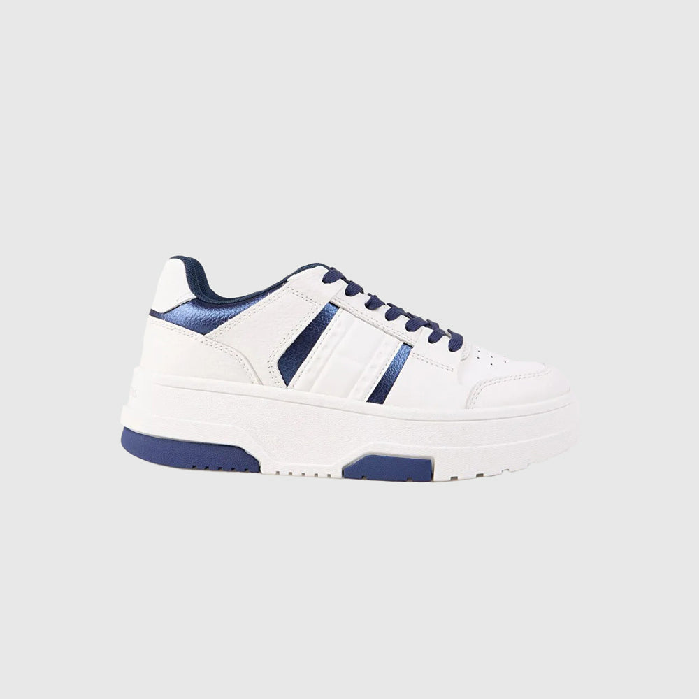 Tommy Hilfiger Brooklyn Platform Sneaker - White Multi |ThirdBaseUrban