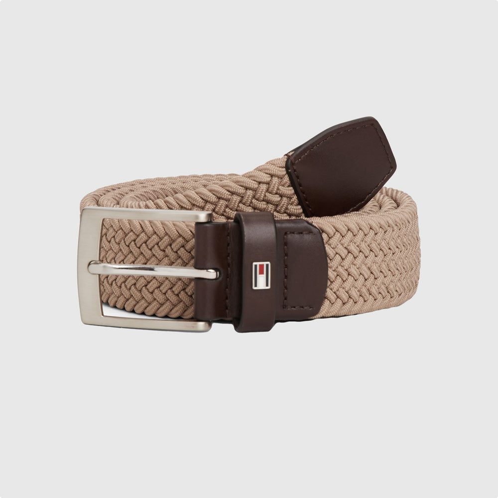 Tommy Hilfiger Accadan 3.5 Elastic Belt - Taupe |ThirdBaseUrban