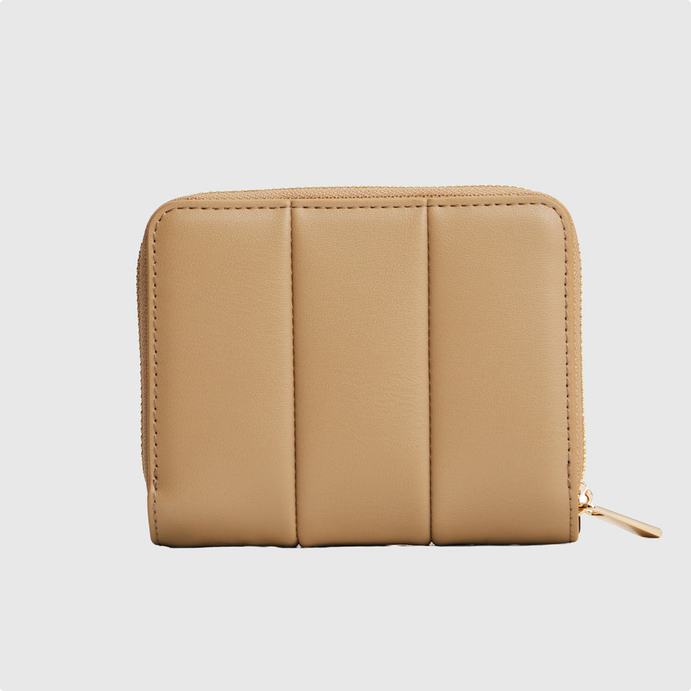 Icon Quilted Wallet - Safari Canvas