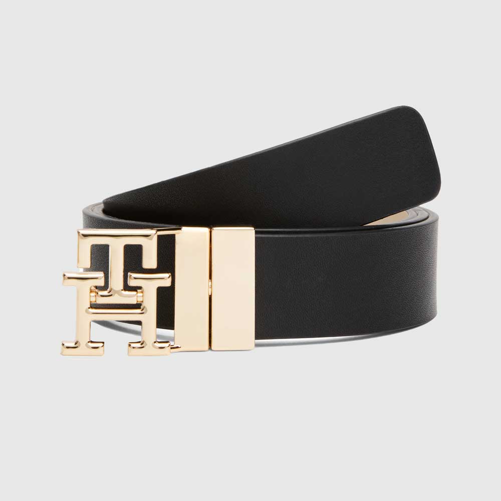 Tommy Hilfiger Modern Reversible Belt - Black Multi |ThirdBaseUrban