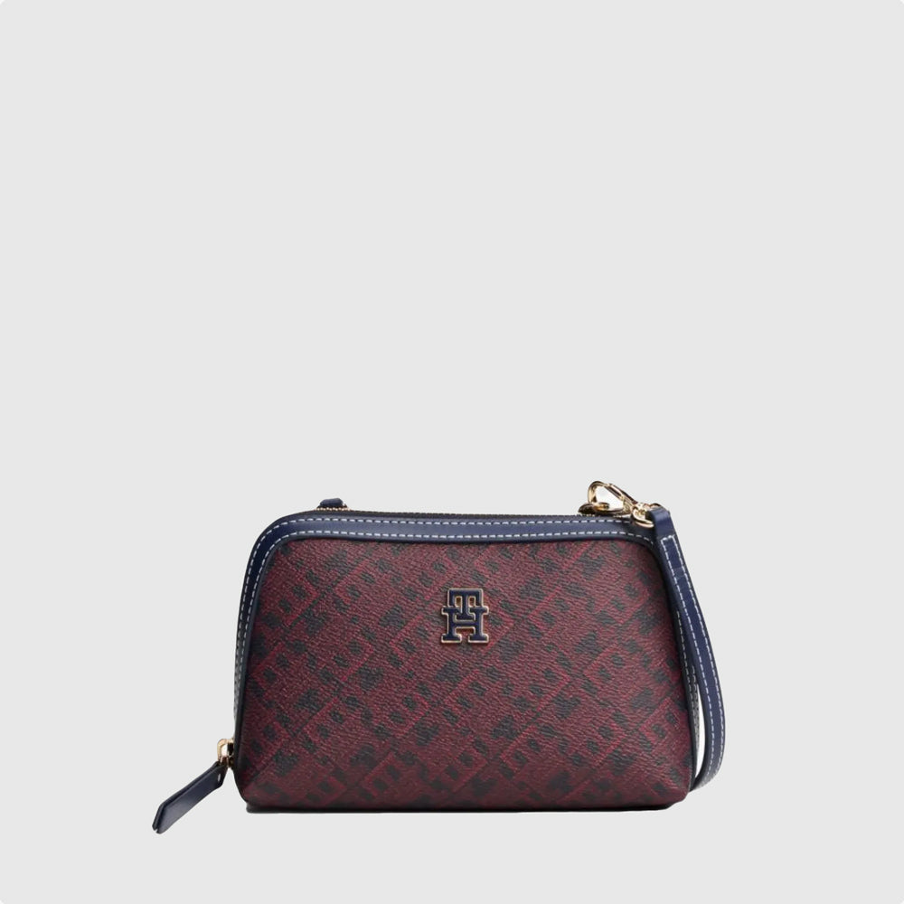 Tommy Hilfiger Monoplay Mini Crossover - Navy Multi |ThirdBaseUrban