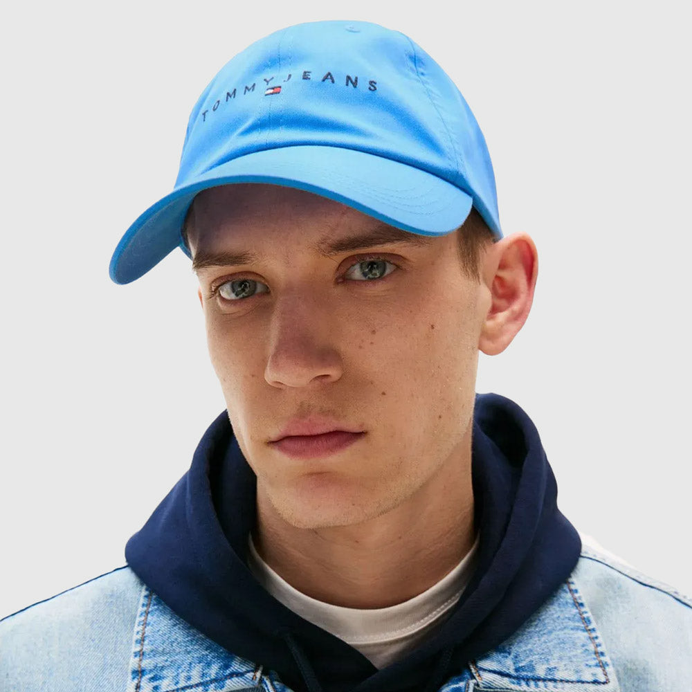 Tommy Hilfiger Linear Logo Cap - Blue |ThirdBaseUrban
