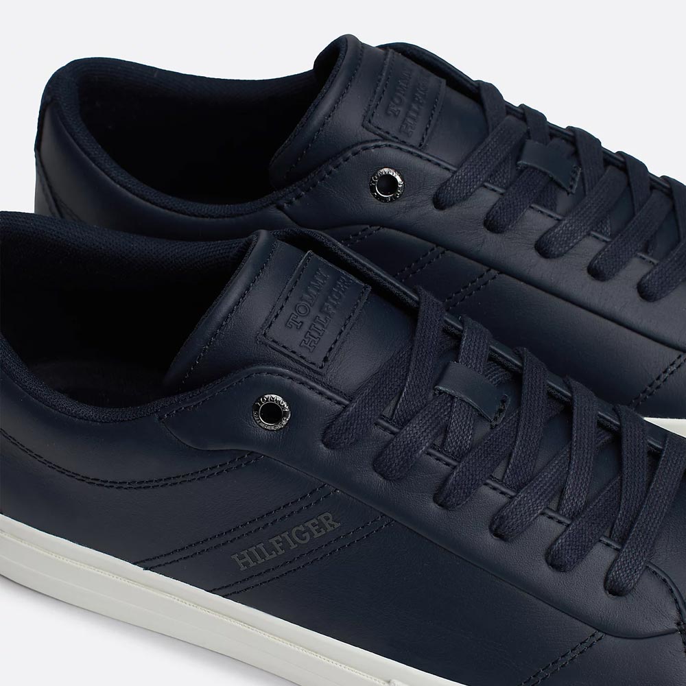 Vulc Street Leather Sneaker - Navy