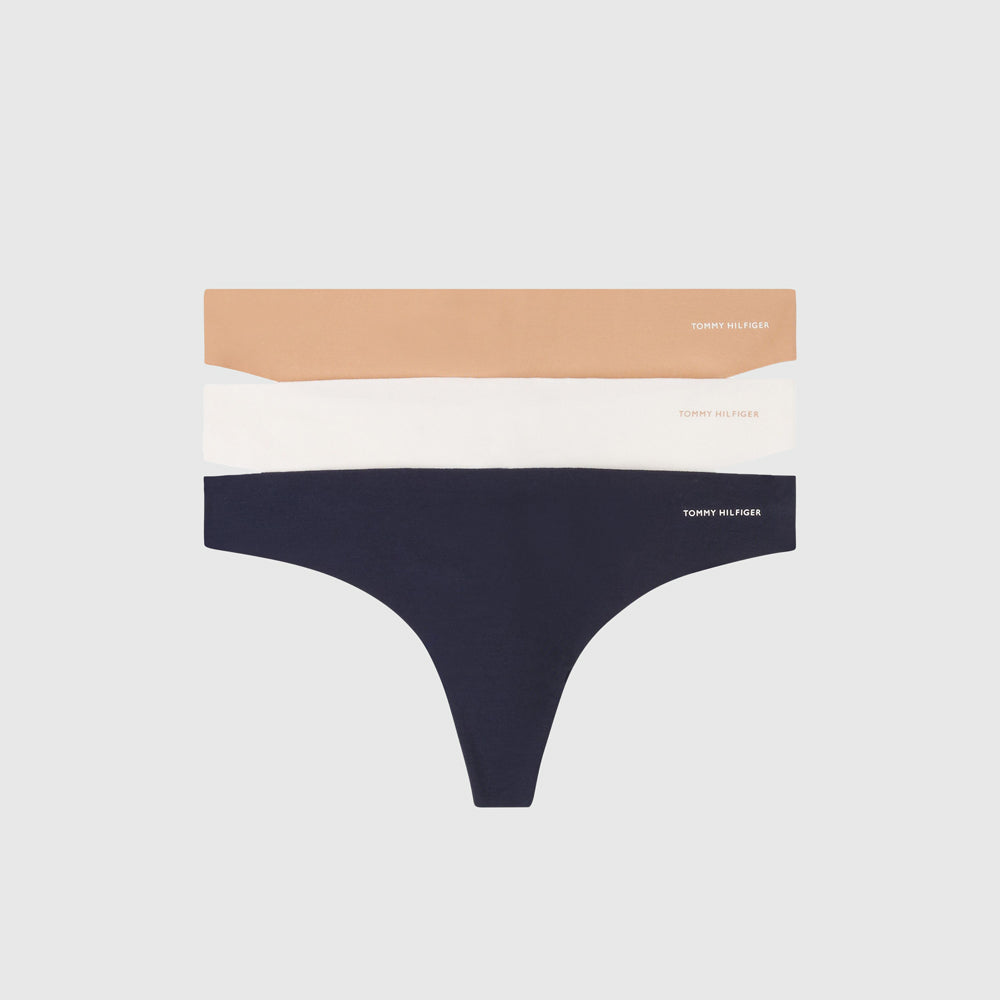 Tommy Hilfiger 3 Pack Thong - Multi |ThirdBaseUrban