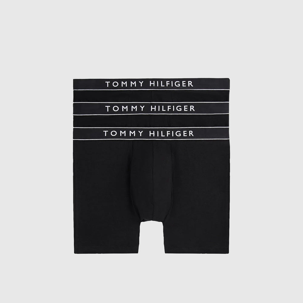 Tommy Hilfiger 3 Pack Boxer Brief - Black |ThirdBaseUrban