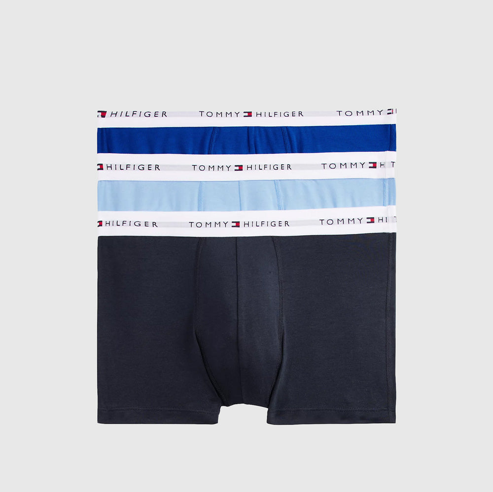 Tommy Hilfiger 3Pack Trunks - Blue Multi |ThirdBaseUrban