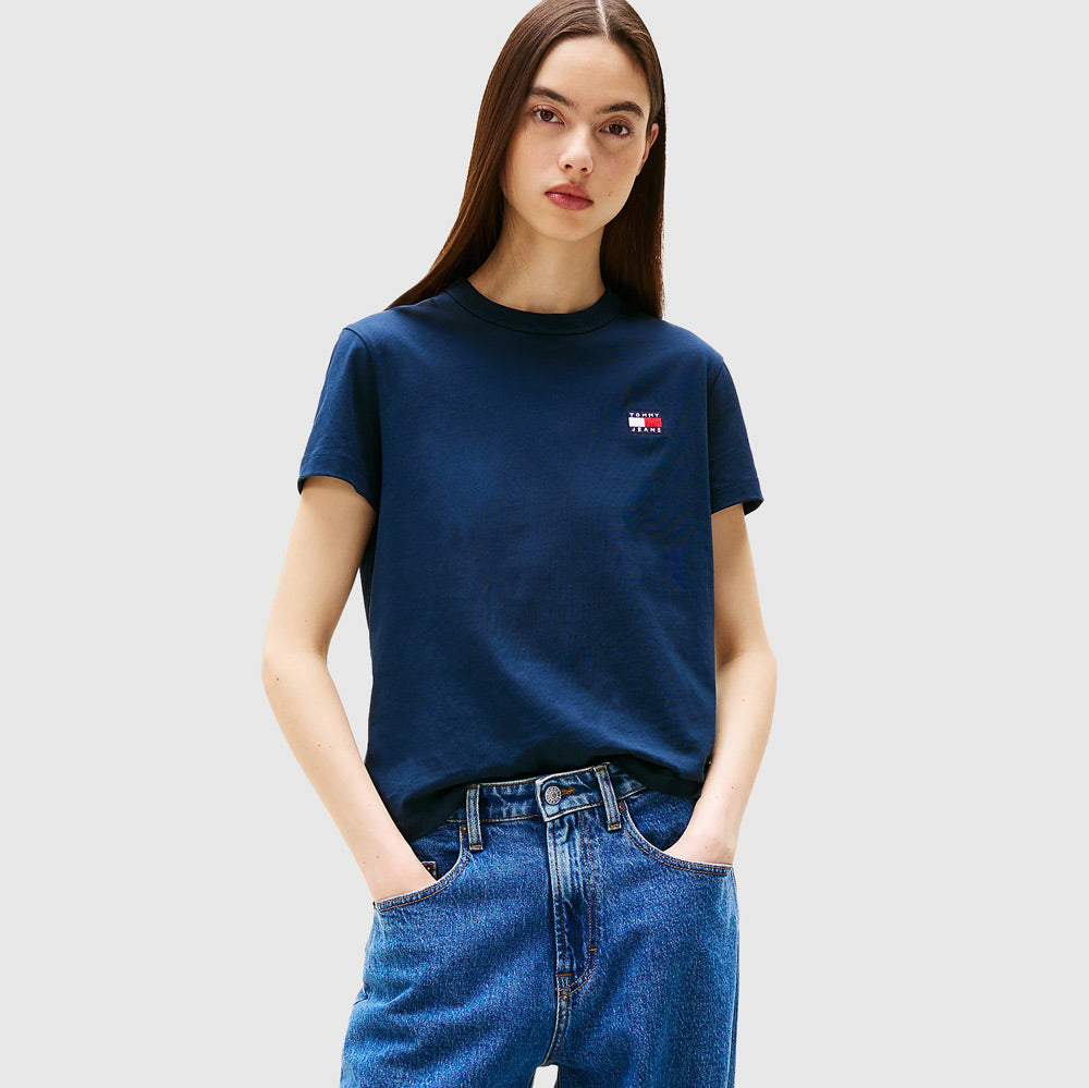 Tommy Hilfiger Regular Badge T - Shirt - Navy  |ThirdBaseUrban