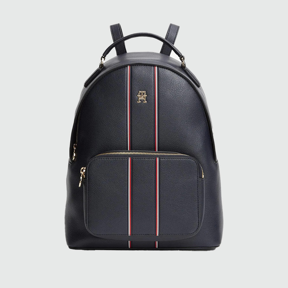 Textured backpack - Navy