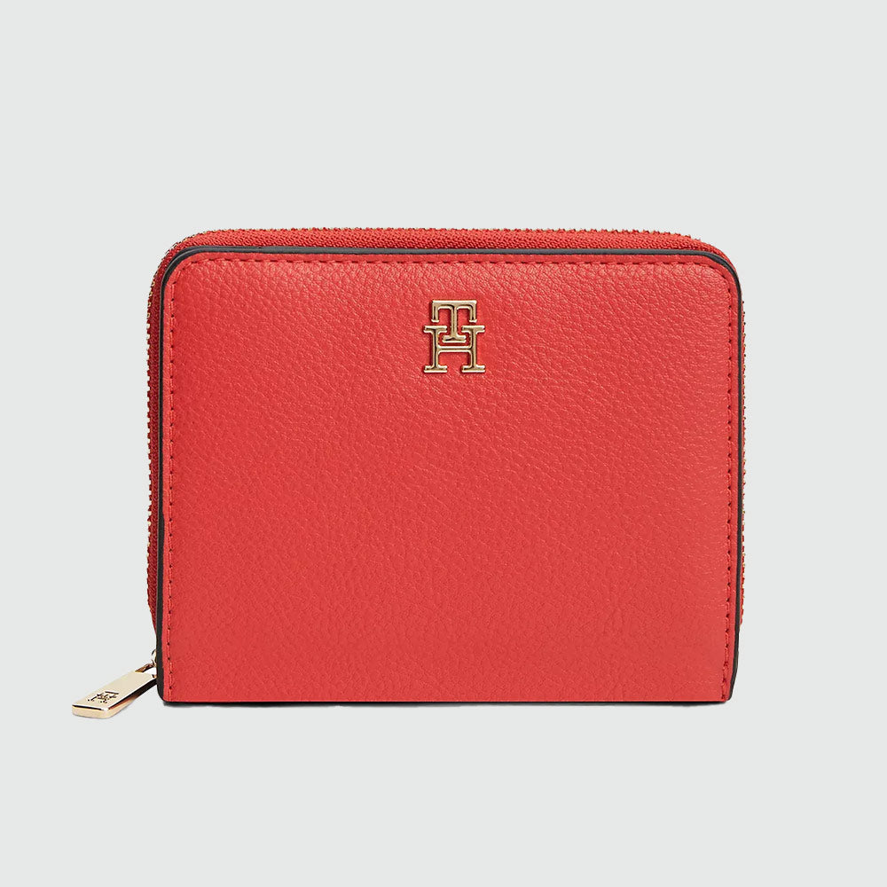 Hilfiger Icon Zip-Around Flap Wallet - Red