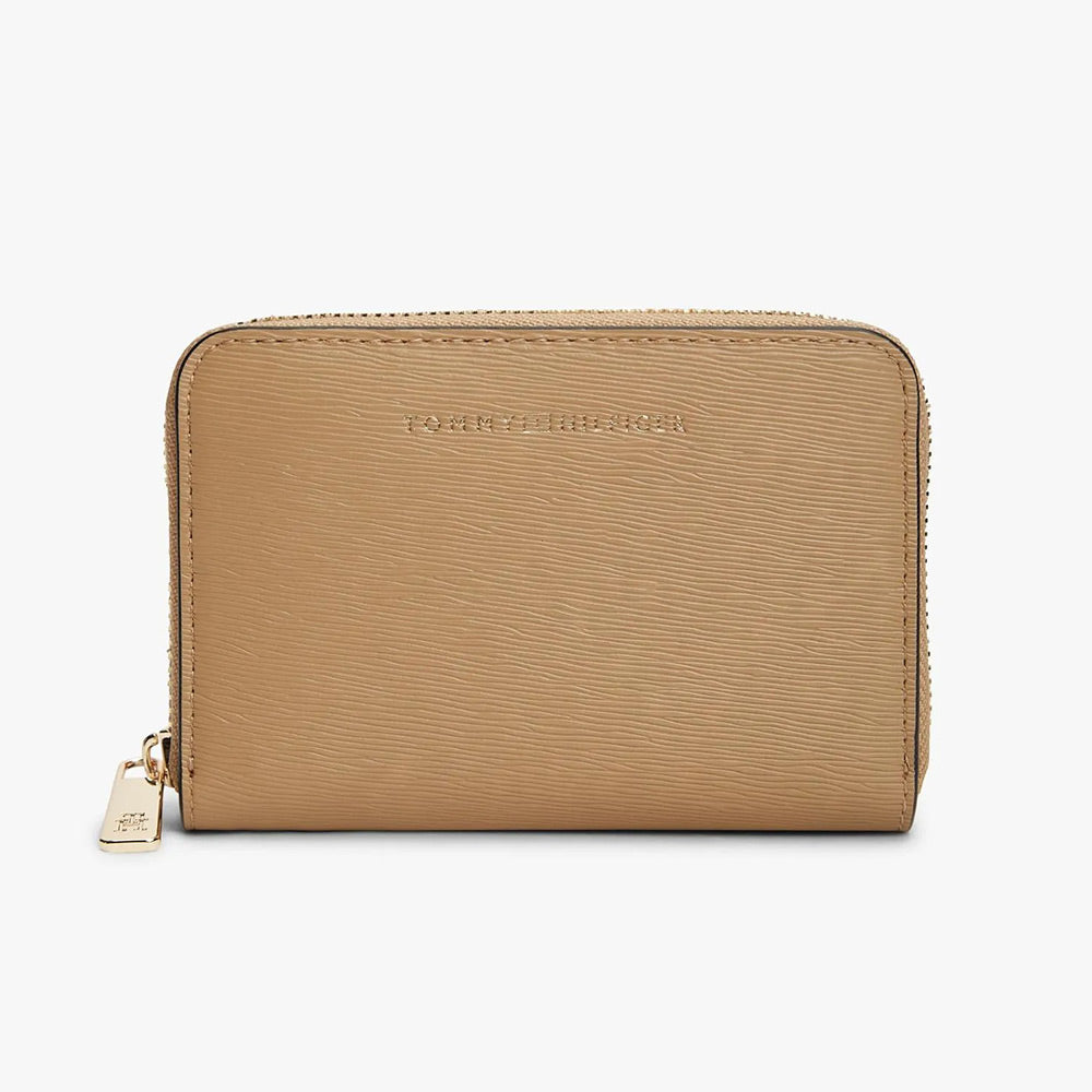 Textured Beige Wallet - Safari Canvas