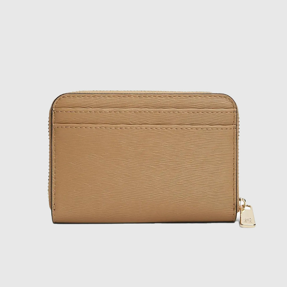 Textured Beige Wallet - Safari Canvas