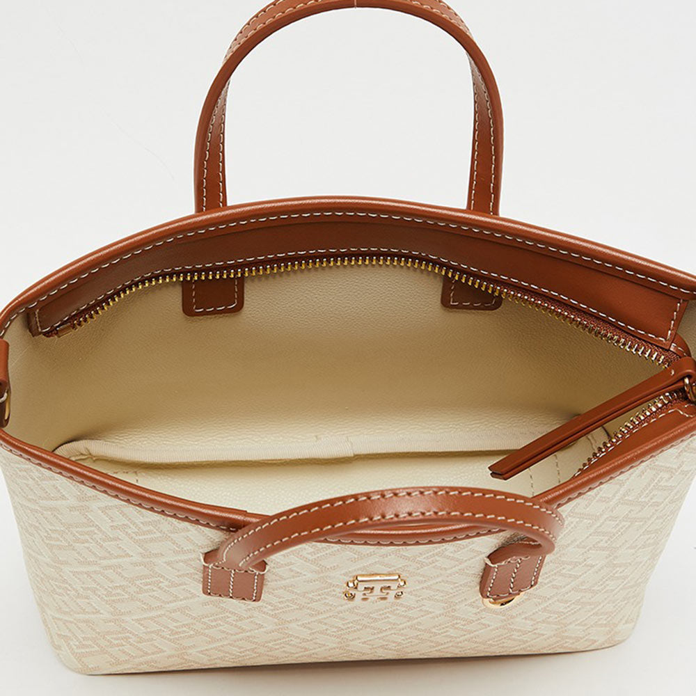 Monoplay Mini Tote Bag - Beige