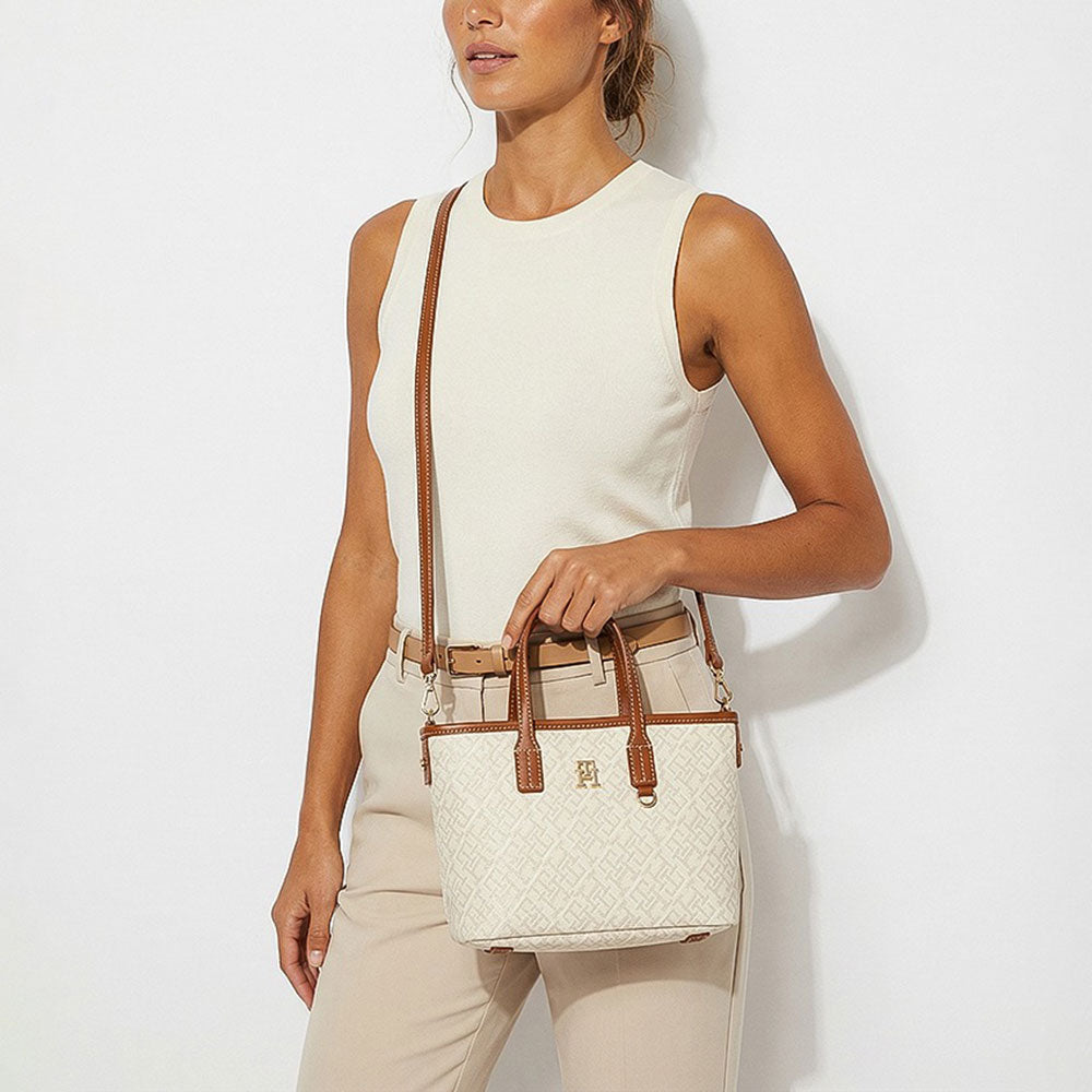 Monoplay Mini Tote Bag - Beige