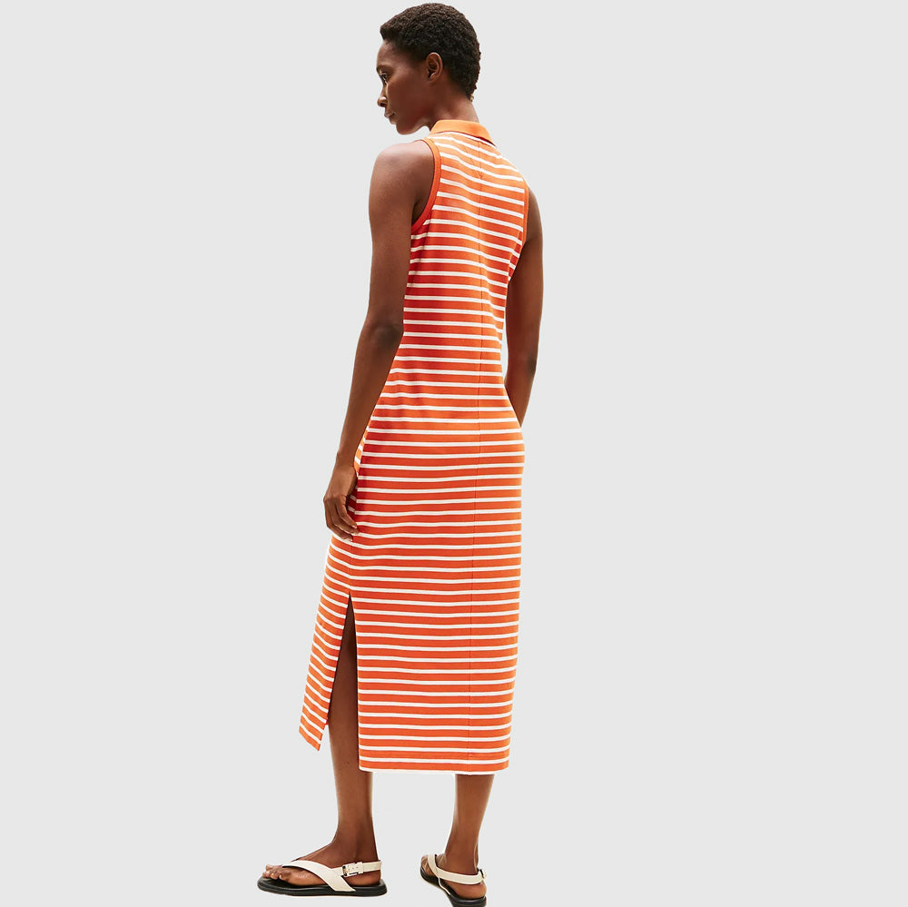 1985 Midi Golfer Dress - Orange