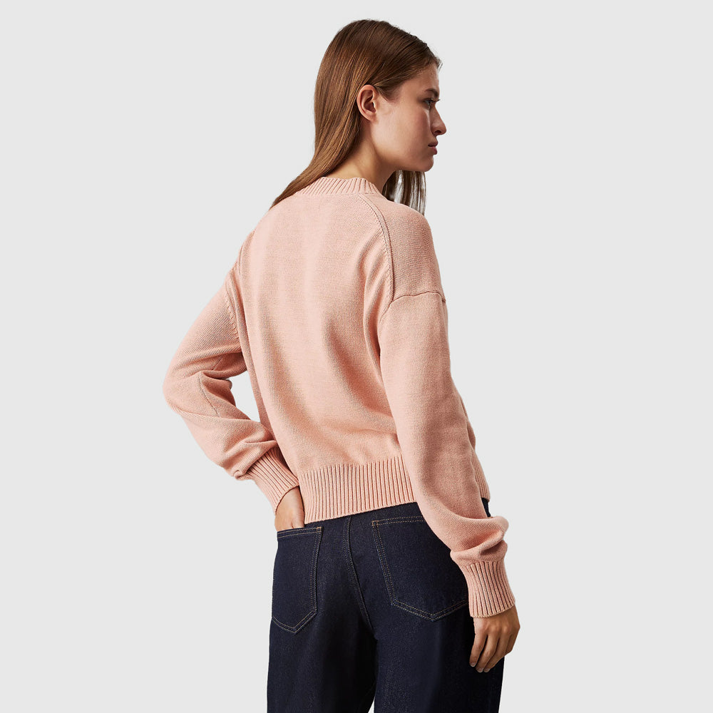 Monogram Sweater - Blush