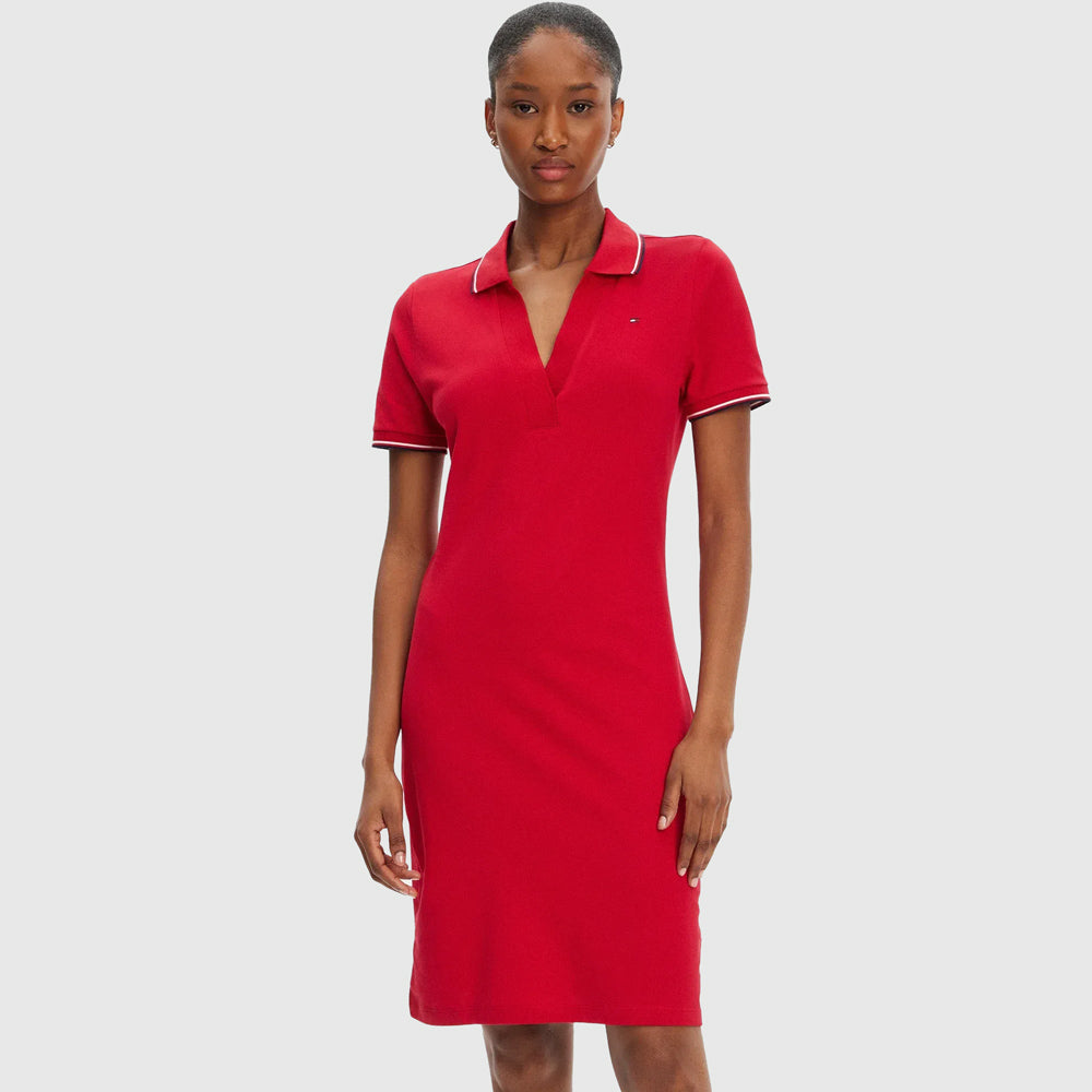 Tommy Hilfiger 1985 Slim Golfer Dress - Red |ThirdBaseUrban