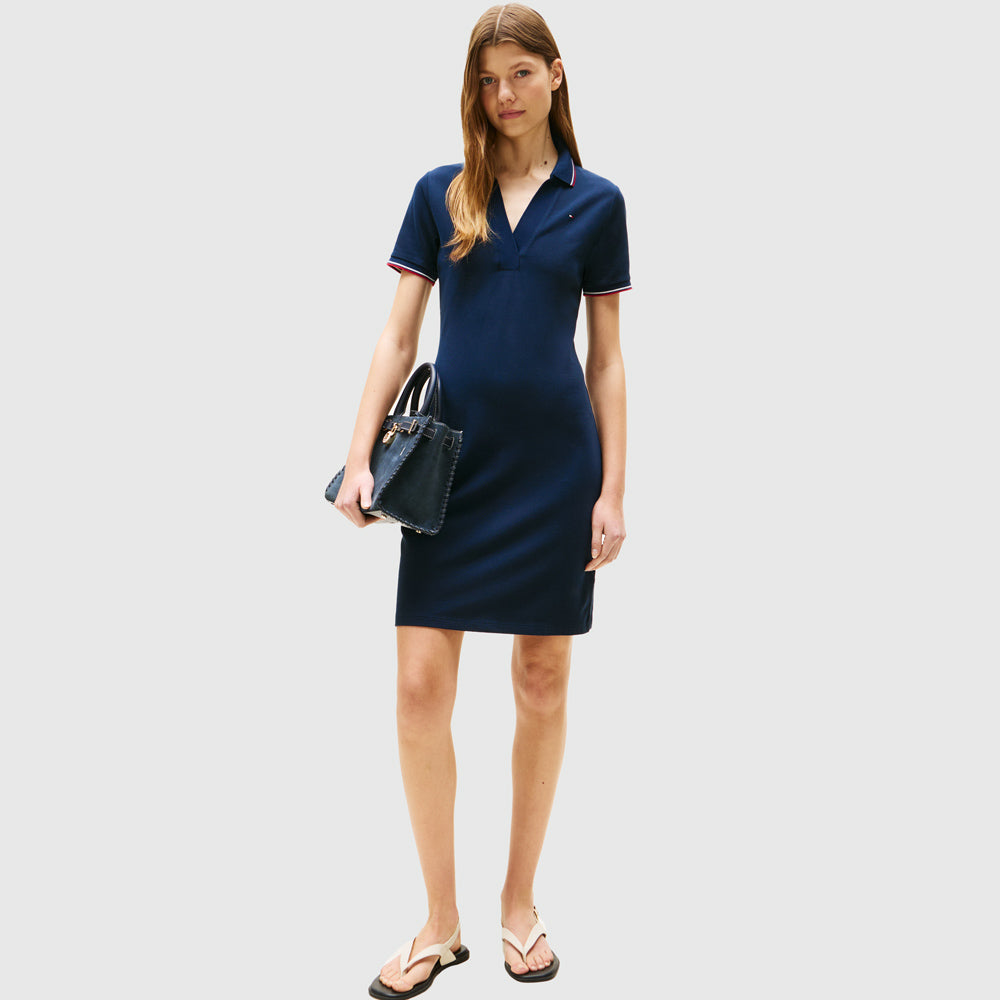 Tommy Hilfiger 1985 Slim Golfer Dress - Navy |ThirdBaseUrban