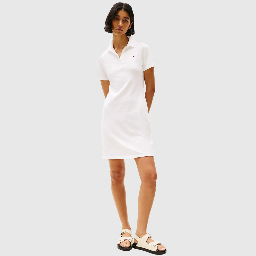 Tommy Hilfiger 1985 Slim Pique Golfer Dress - Ecru |ThirdBaseUrban