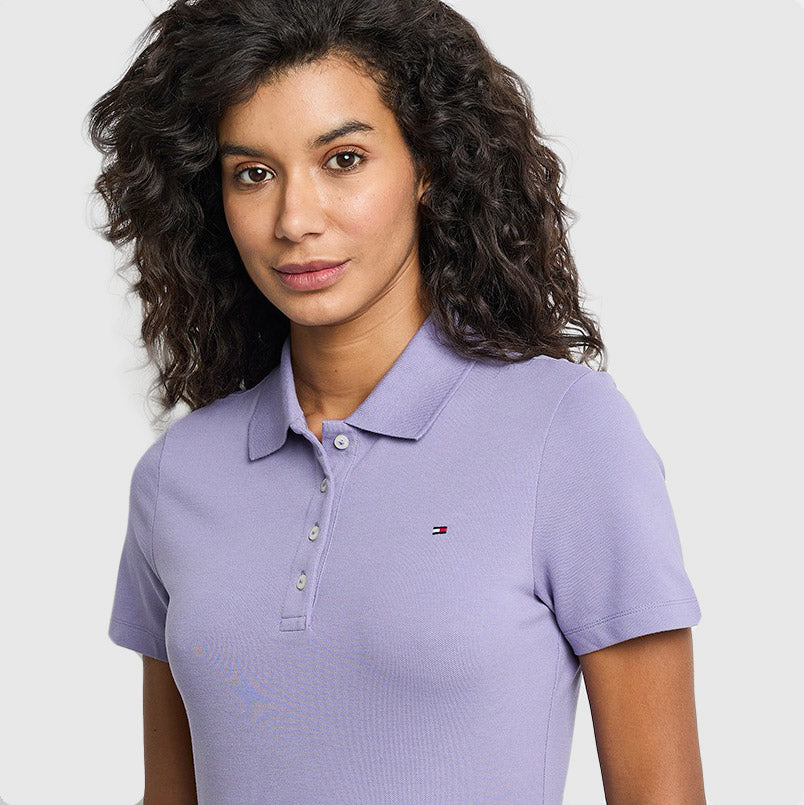1985 Slim Pique Golfer - Lavender