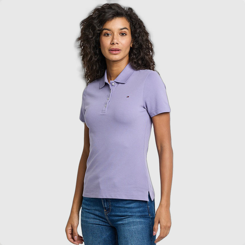 Tommy Hilfiger 1985 Slim Pique Golfer - Lavender |ThirdBaseUrban