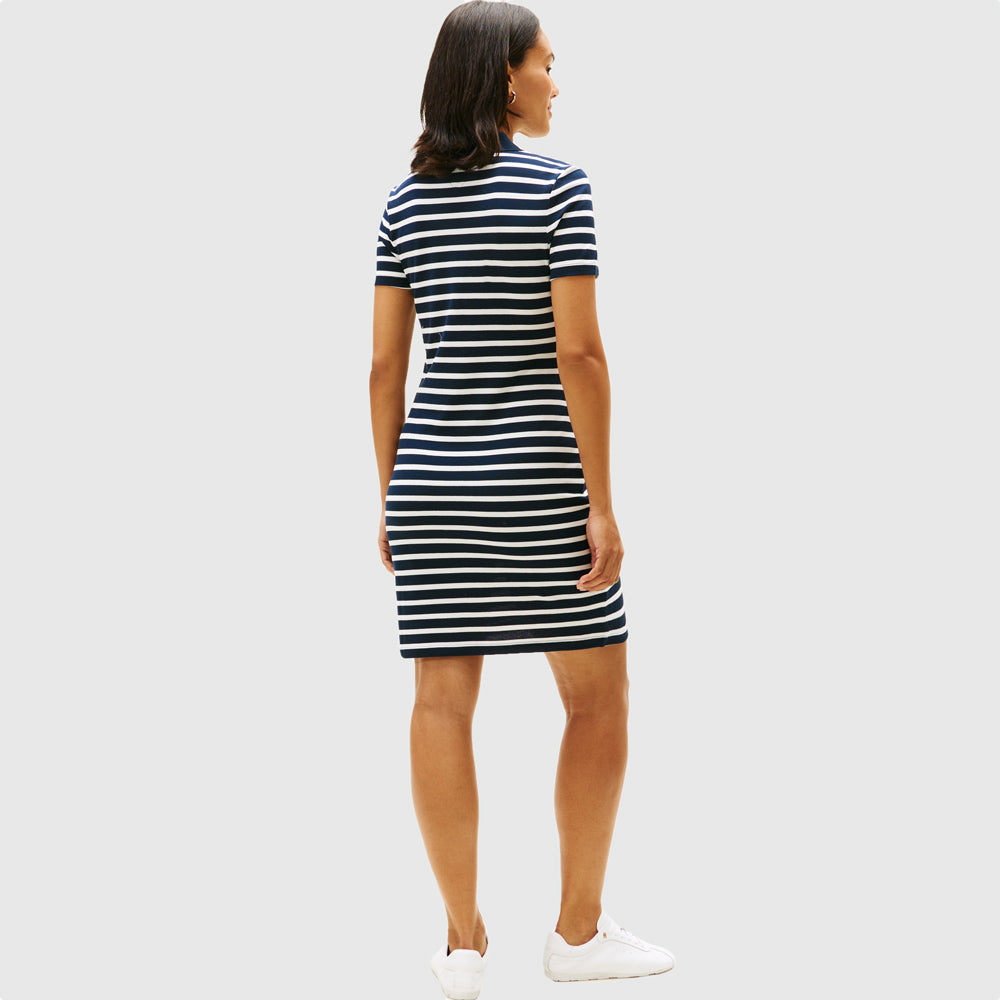 1985 Slim Pique Golfer Dress - Navy