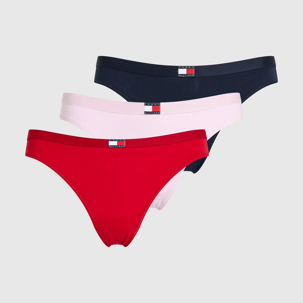 Tommy Hilfiger 3 Pack Bikini Bottom - Multi |ThirdBaseUrban