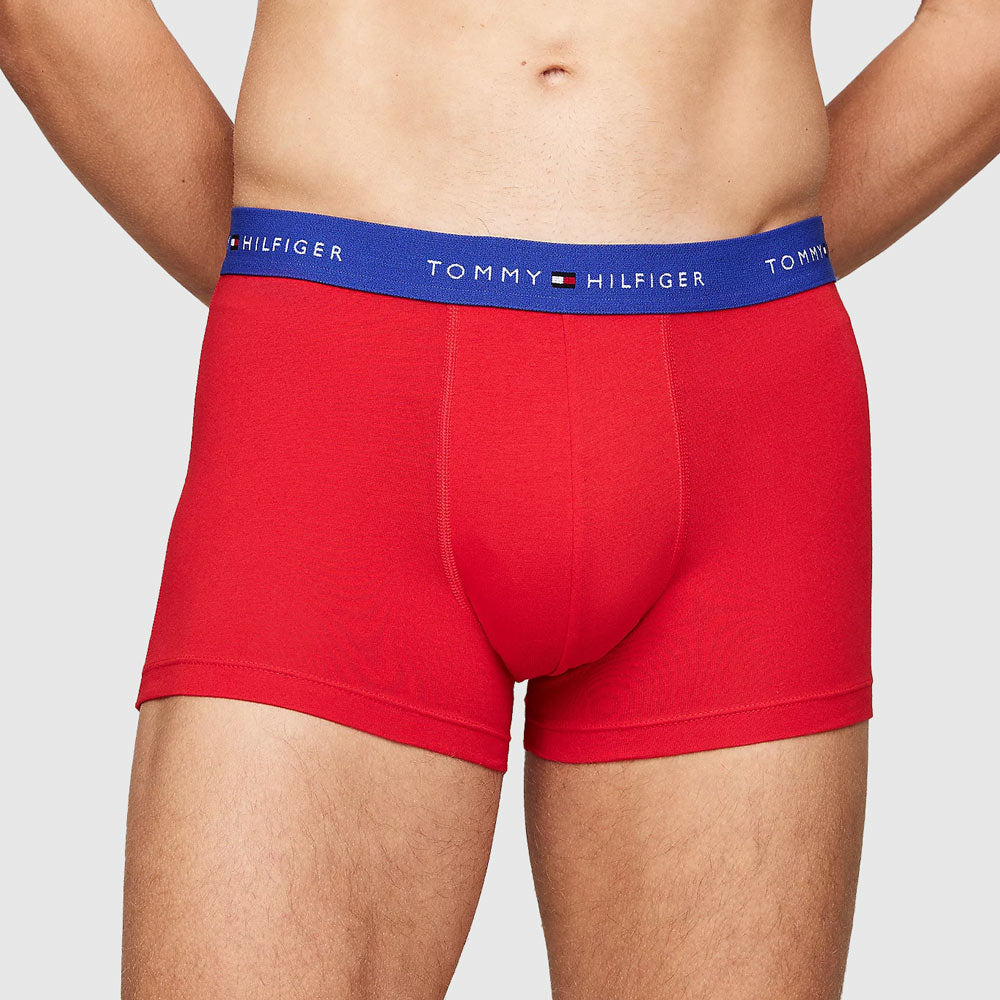 3 Pack Repeat Logo Waistband Trunks - Multi