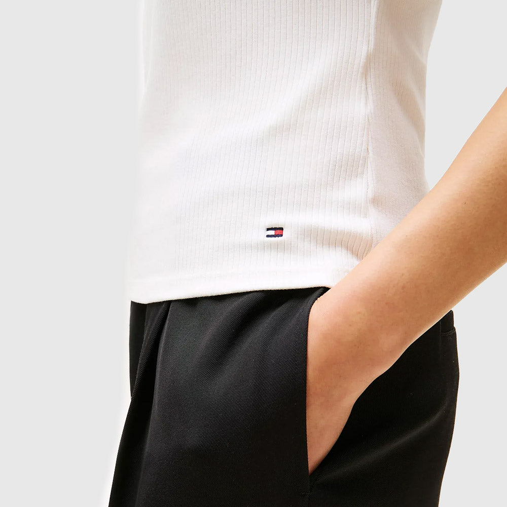 Slim Rib T - Shirt - Ivory