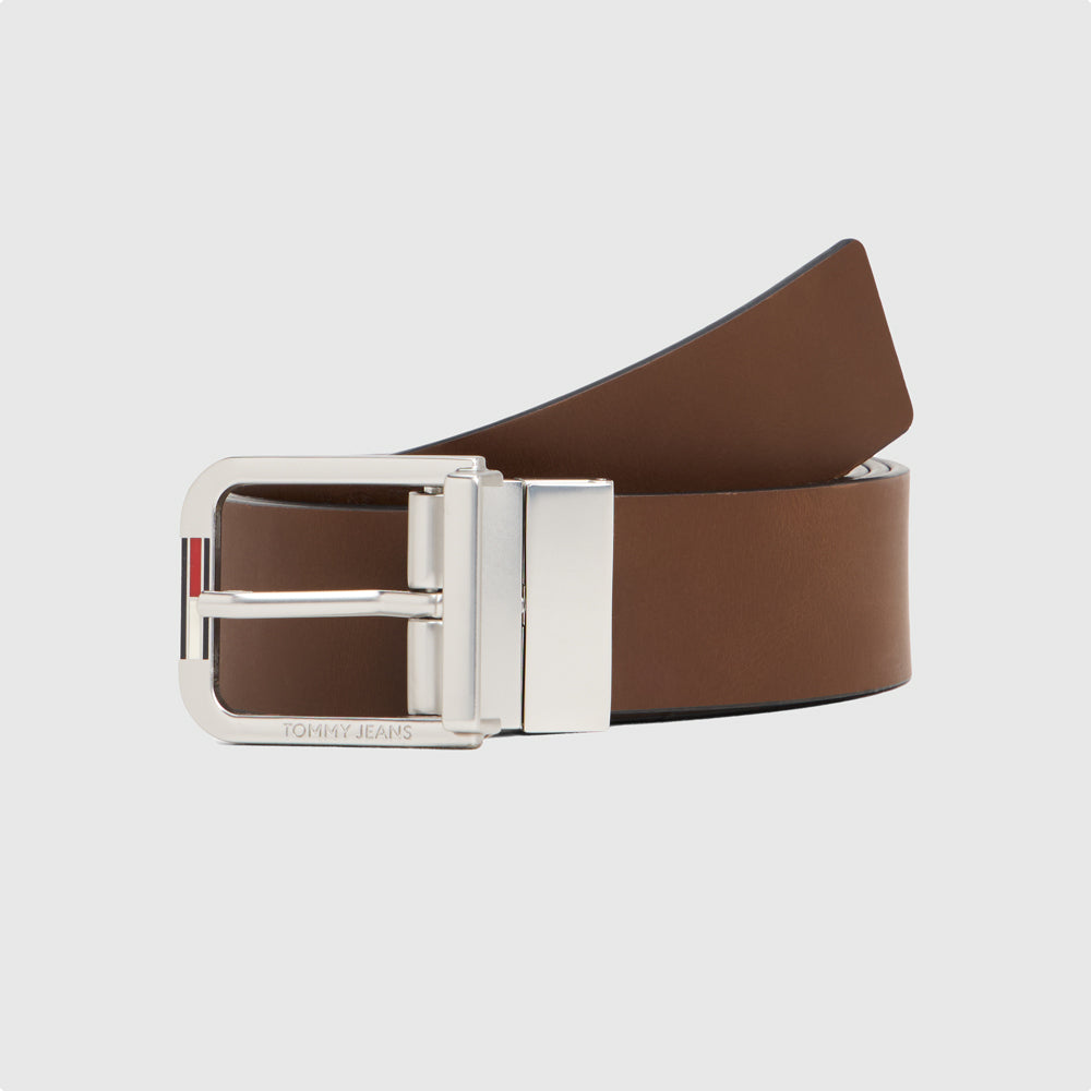 Tommy Hilfiger Austin Reversible 3.5  Belt - Black Multi |ThirdBaseUrban