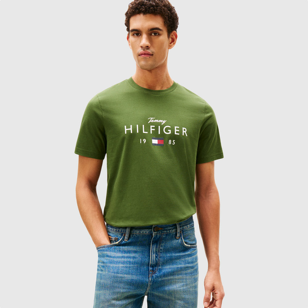 Tommy Hilfiger Love Big Hilfiger T-Shirt - Forest Green |ThirdBaseUrban
