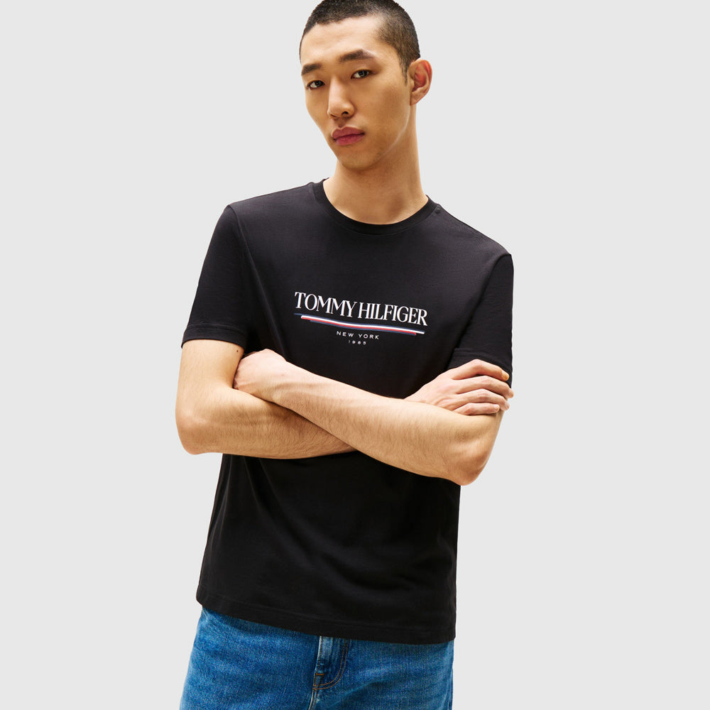 Tommy Hilfiger Love Hilfiger T - Shirt - Black |ThirdBaseUrban