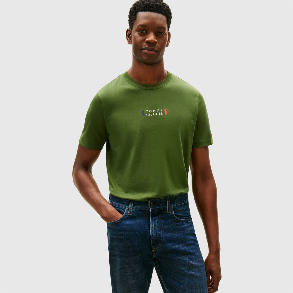 Love Small Center T-Shirt - Forest Green