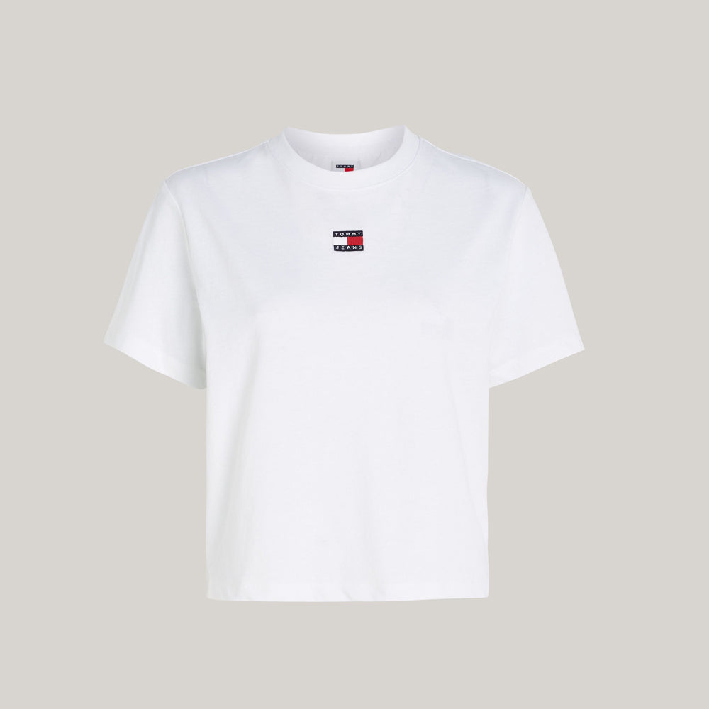 Boxy Badge T-Shirt - White