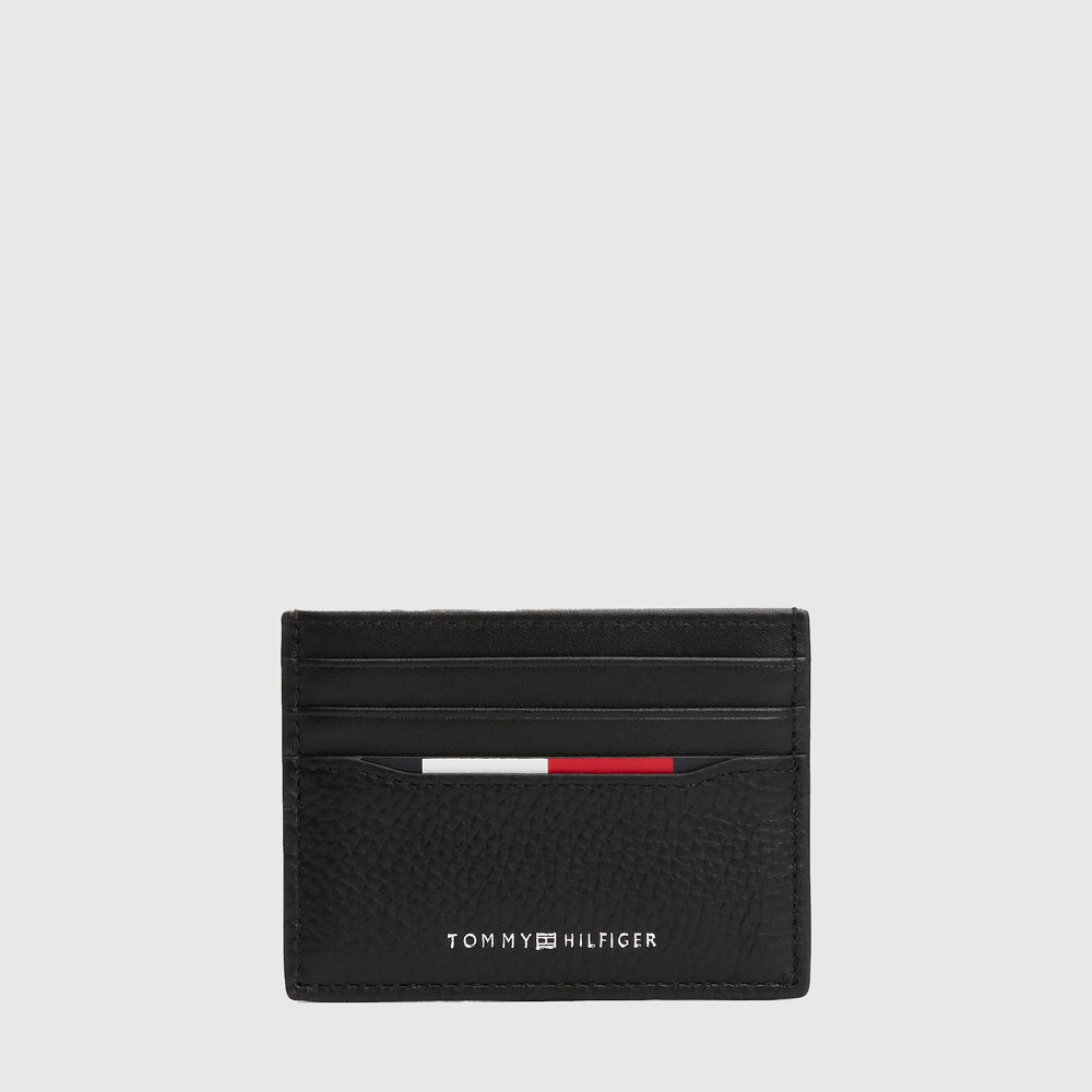 Tommy Hilfiger Central Card Holder - Black |ThirdBaseUrban