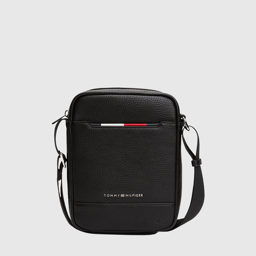 Tommy Hilfiger Central Mini Reporter Bag - Black |ThirdBaseUrban