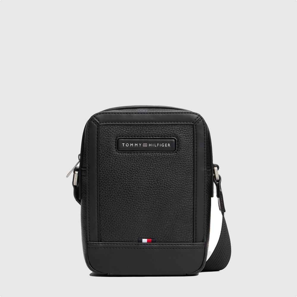 Tommy Hilfiger Central Mini Reporter Bag - Black |ThirdBaseUrban