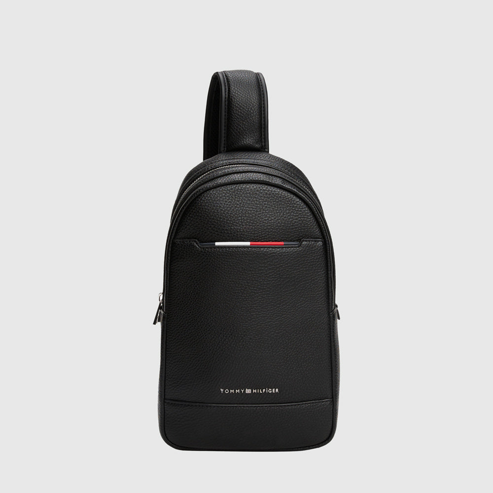 Tommy Hilfiger Central Sling Bag - Black |ThirdBaseUrban