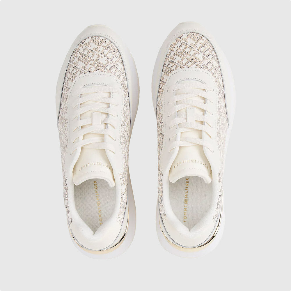 Chic Monogram Runner - Ivory