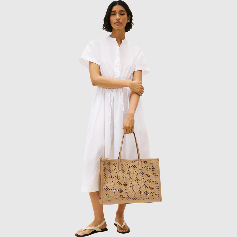 City Mono Tote - Safari Canvas
