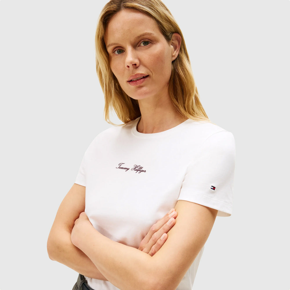 Classic Script T-Shirt - Ecru