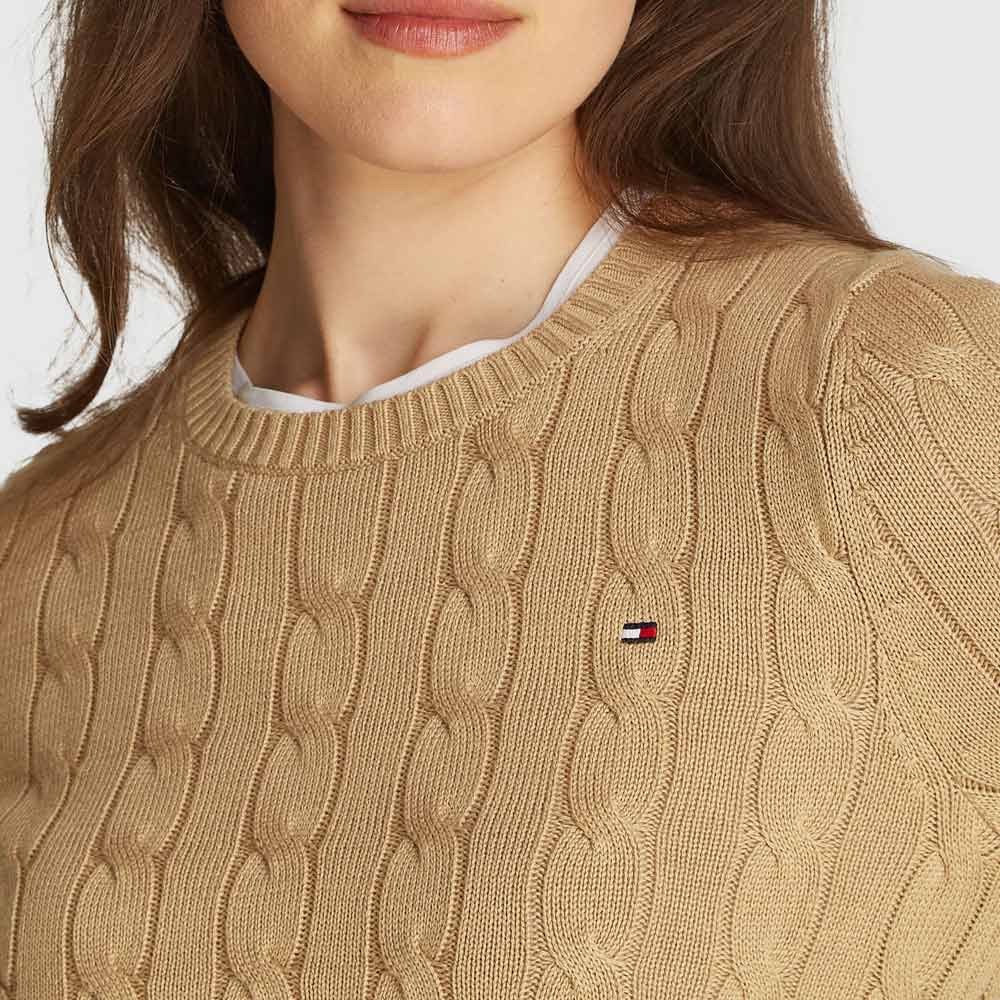 Cable Sweater - Khaki