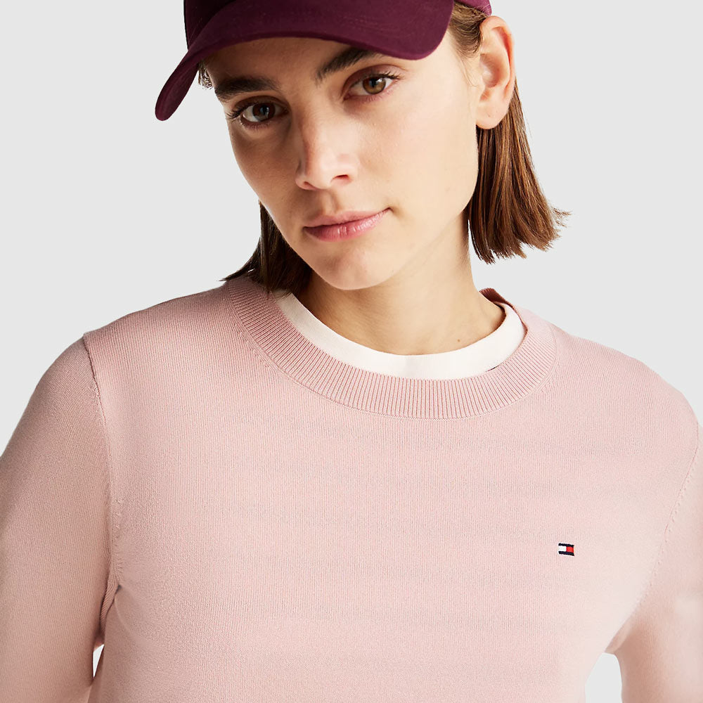 Jersey Stitch Sweater - Blush Pink