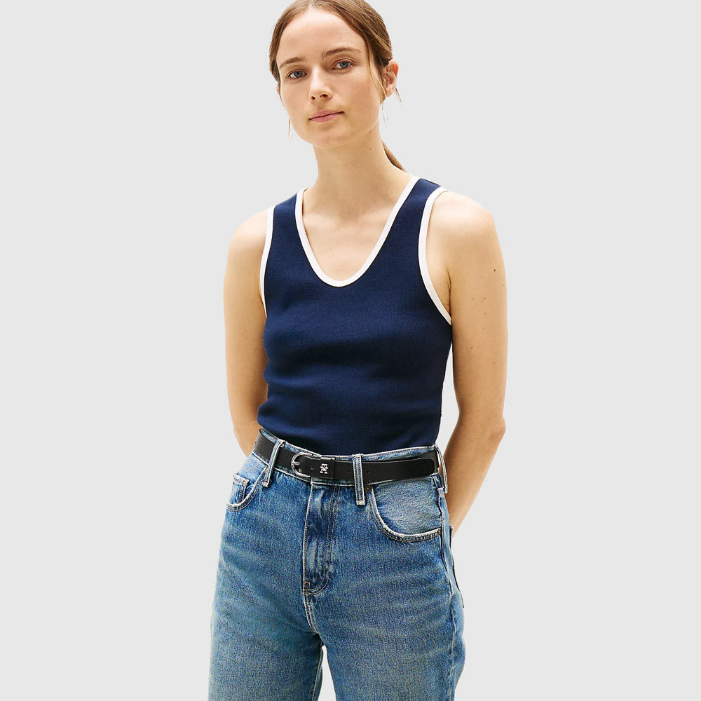 Tommy Hilfiger Contrast Tank - Navy |ThirdBaseUrban