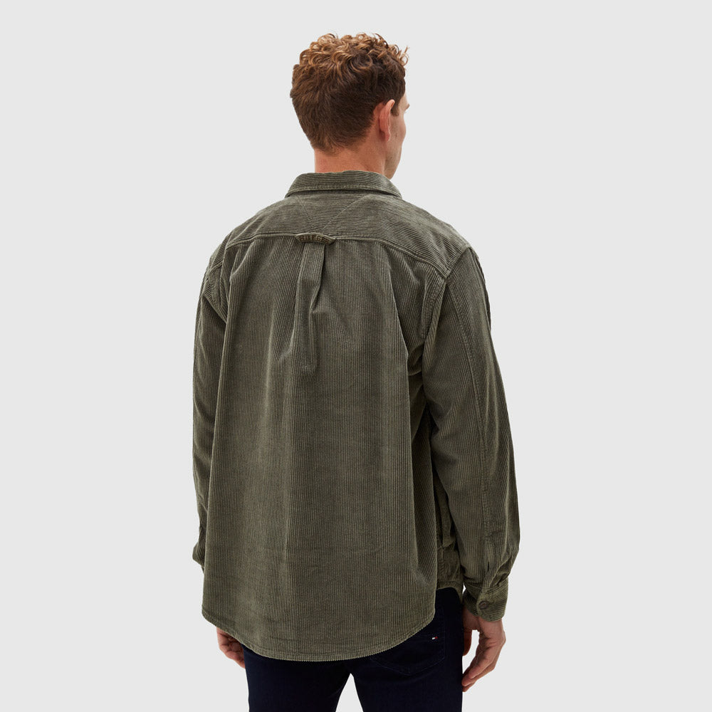 Corduroy Overshirt - Olive