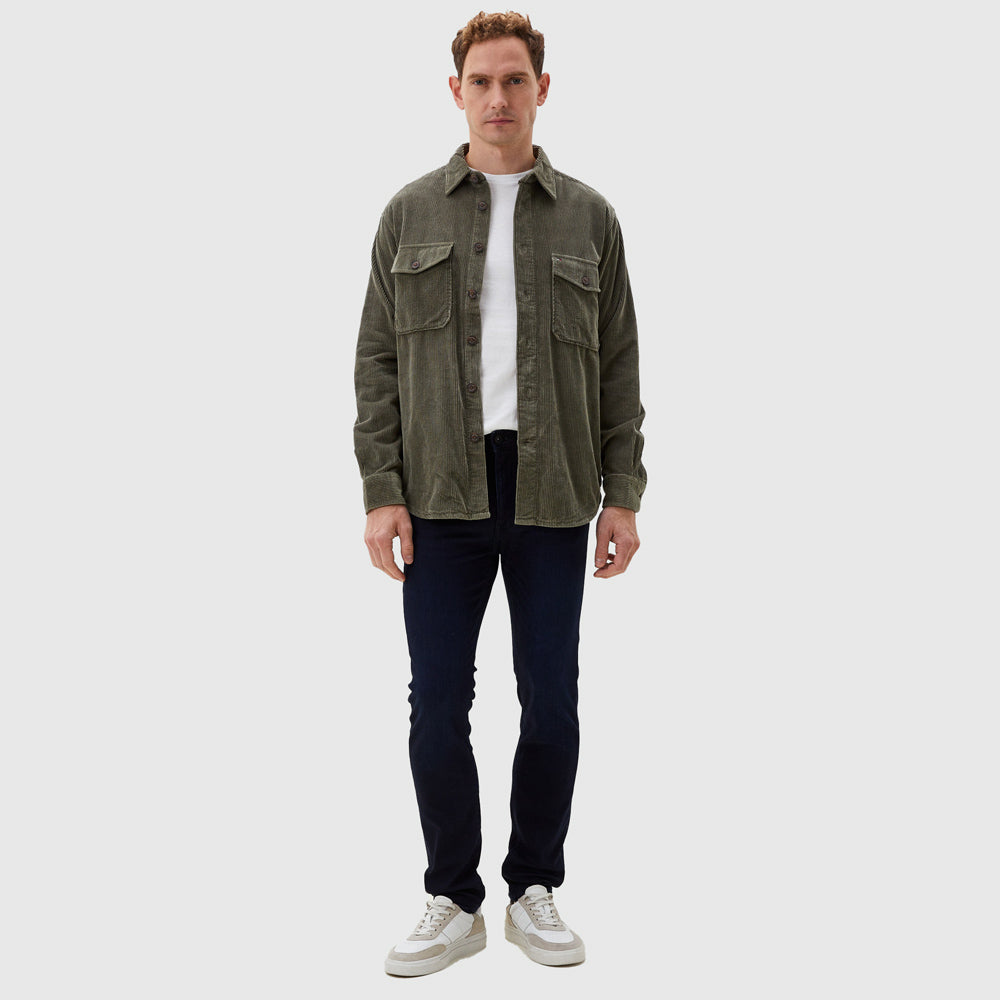 Corduroy Overshirt - Olive