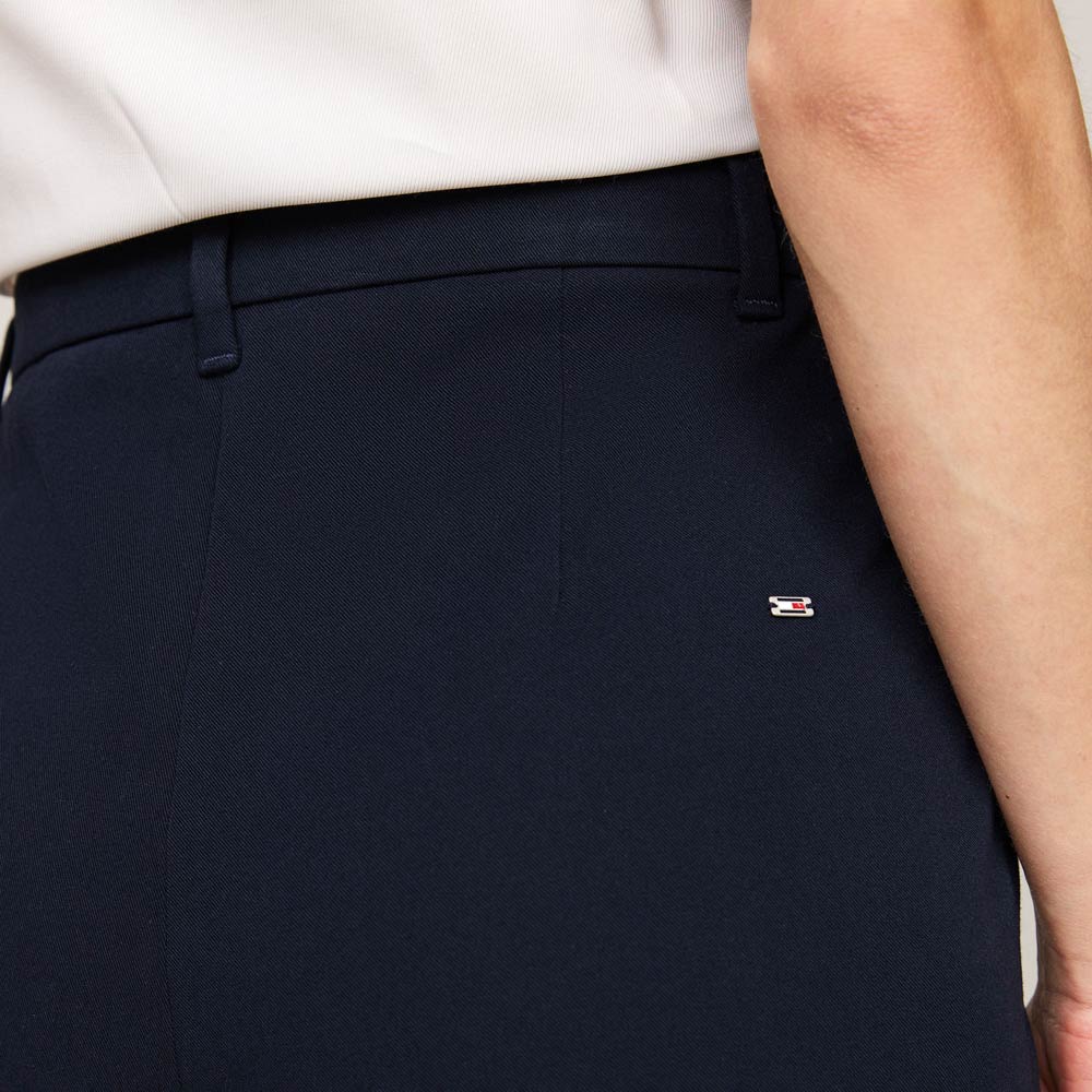 Gabardine Slim Pants - Navy