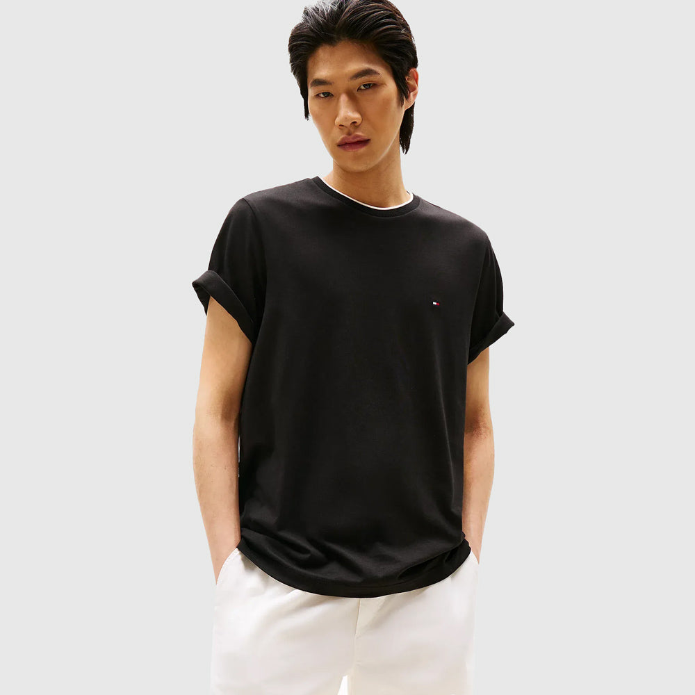 Tommy Hilfiger Modal T - Shirt - Black |ThirdBaseUrban